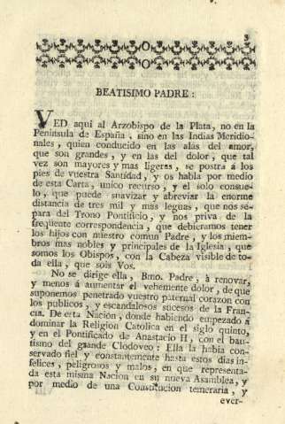 Beatisimo padre