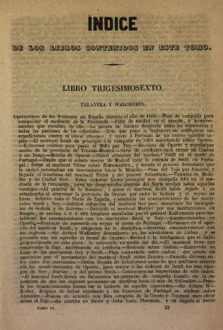 Indice de los libros contenidos en este tomo