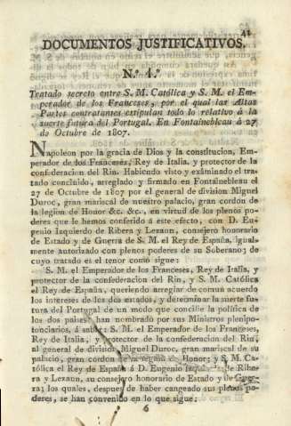 Documentos justificativos