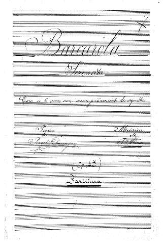 Barcarola serenata
