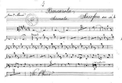 Saxofon en si b