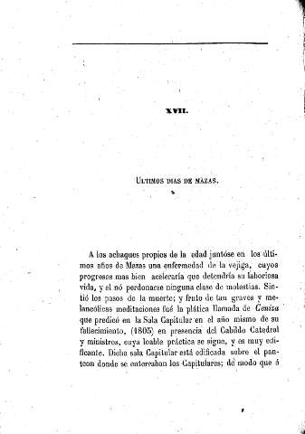 XVII. Últimos dias de Mazas