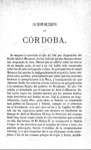 La Gran Mezquita de Córdoba