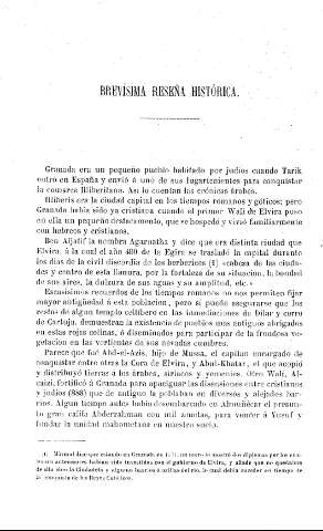 Brevísima reseña histórica