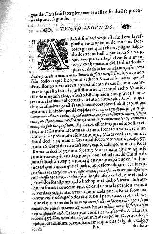 Punto segundo
