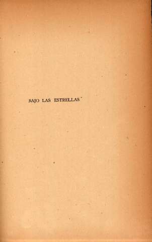 Bajo las estrellas