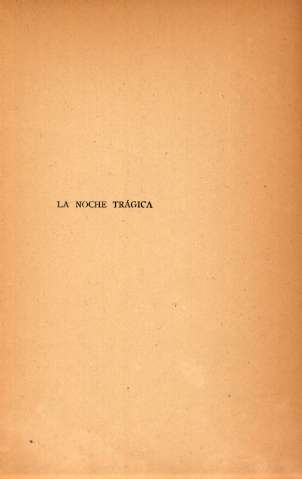 La noche trágica