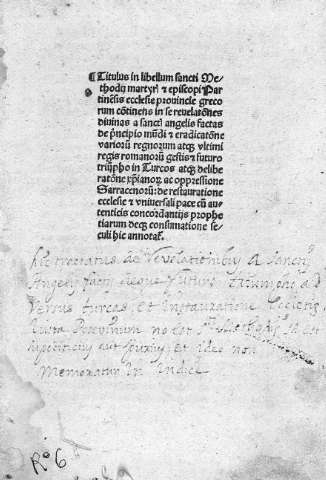 Titulus in libellum sancti Methodi martyri i episcopi...