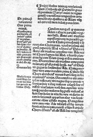 Libellus divinam revelationum sancti Methodi...