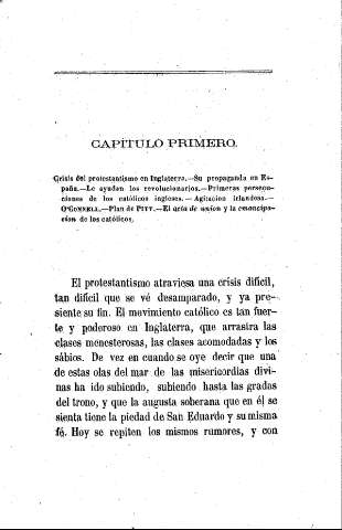 Capítulo Primero