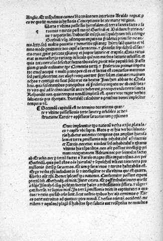 Secundum capitulum...