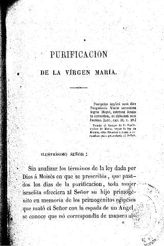 Purificación de la Virgen María