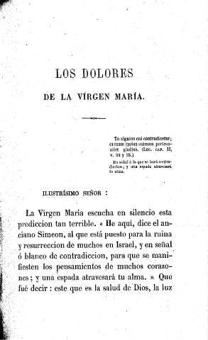 Los Dolores de la Virgen María