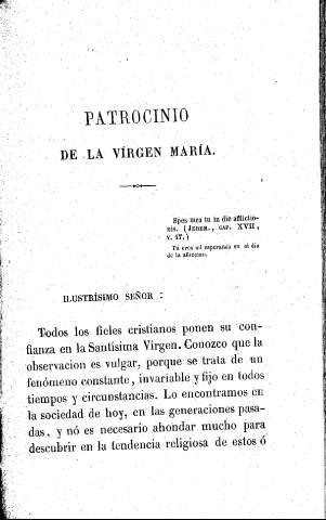 Patrocinio de la Virgen María