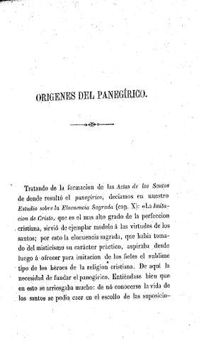 Orígenes del panegírico