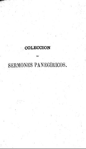 Coleccion de sermones panegíricos