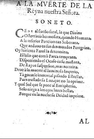 A la muerte de la reyna nuestra señora 