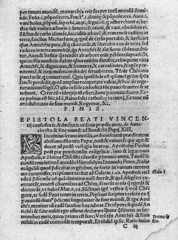 [Epistola beati Vincentii confessoris...] C III