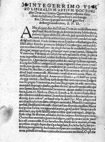 Integerrimo viro liberalium artium doctori...