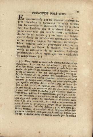 Principios políticos