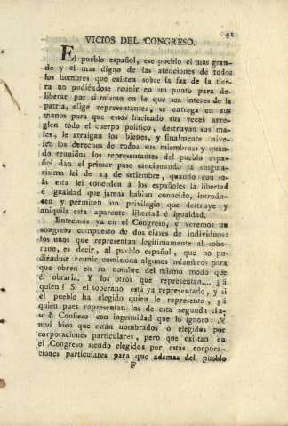 Vicios del Congreso