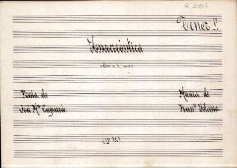 Anacreóntica. Coro a 4 voces