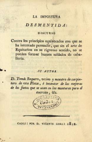 La impostura desmentida