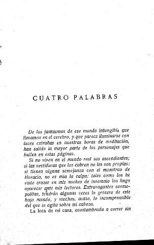 Cuatro palabras