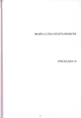 María Luisa Ozaita Maques. Pincelada 14