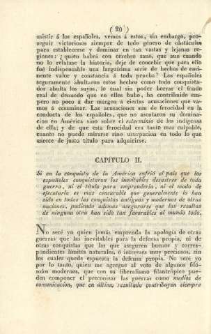 Capítulo II. Si en la conquista de la América sufrió el pais ...