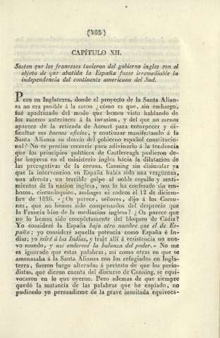 Capítulo XII. Sosten que los franceses tuvieron del gobierno ingles ...