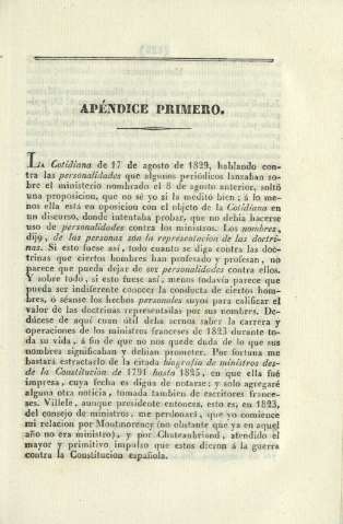 Apéndice primero