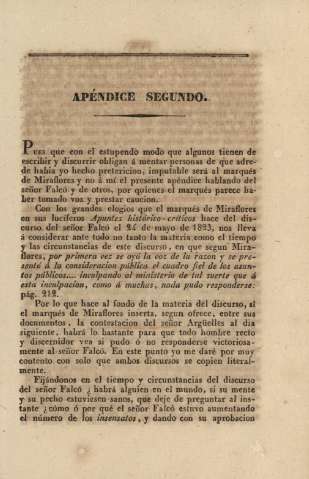 Apéndice segundo