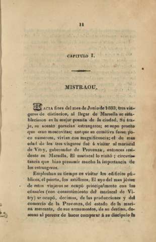 Capítulo I. Mistraou