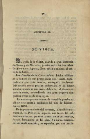 Capítulo II. El vigia