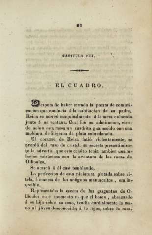 Capitulo VIII. El cuadro
