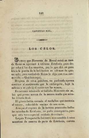 Capitulo XIII. Los celos
