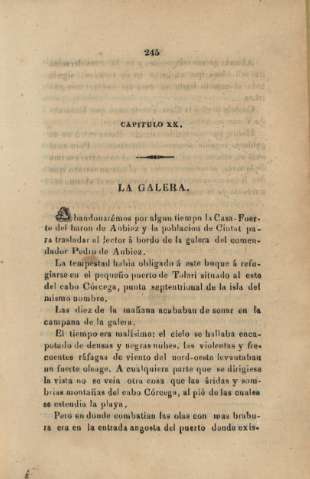 Capitulo XX. La galera