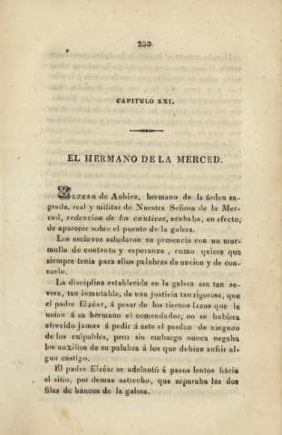 Capitulo XXI. El hermano de la merced