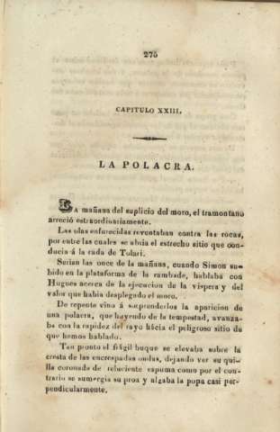 Capitulo XXIII. La polacra