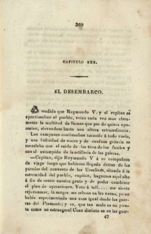 Capitulo XXX. El desembarco