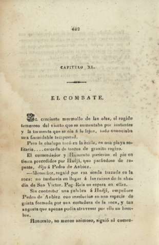 Capitulo XL. El combate