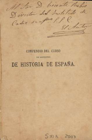 Compendio del curso de lecciones de historia de España