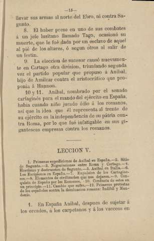 Leccion V.