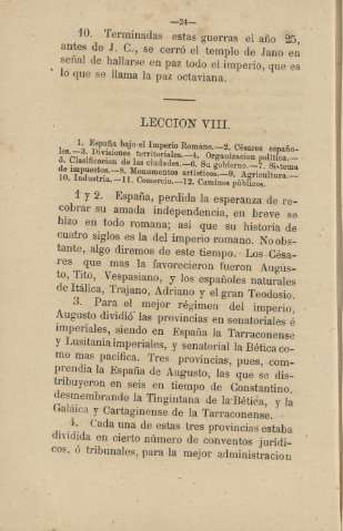 Leccion VIII.