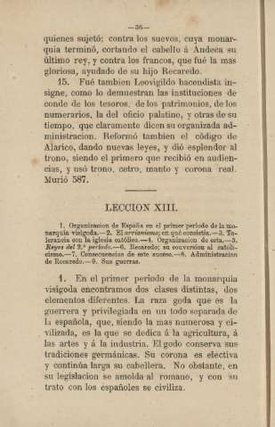 Leccion XIII.