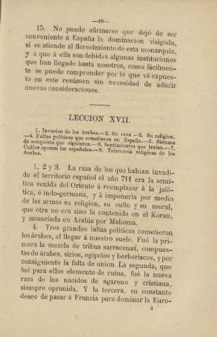 Leccion XVII.