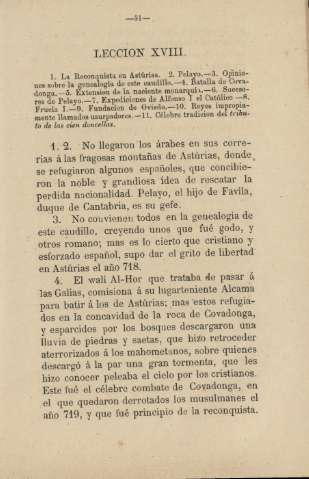 Leccion XVIII.
