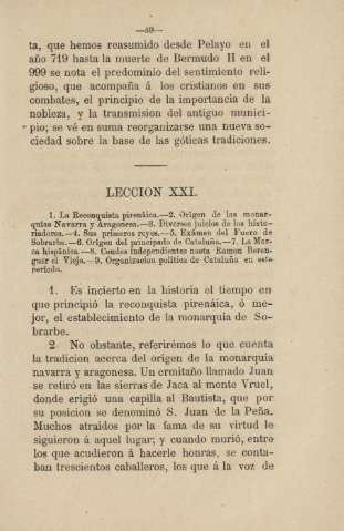 Leccion XXI.