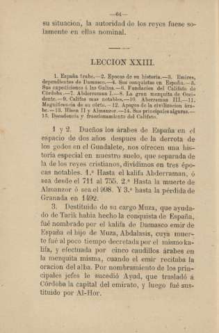 Leccion XXIII.